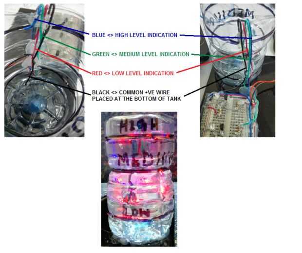 Indicaci N De Nivel De Agua Usando Combinaci N De Tres Transistores Npn