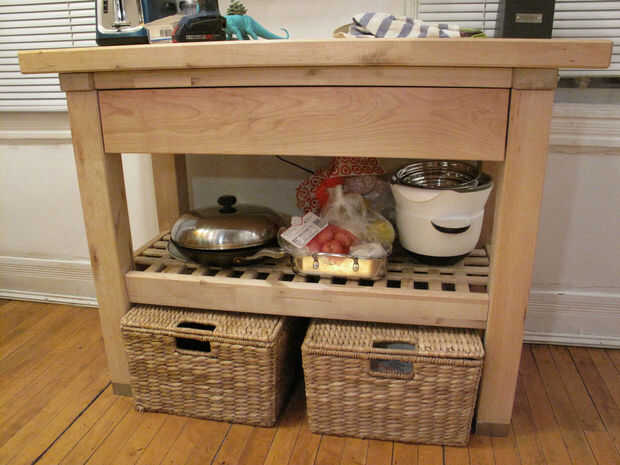 Adición de un cajón a una isla de cocina de ikea askix.com