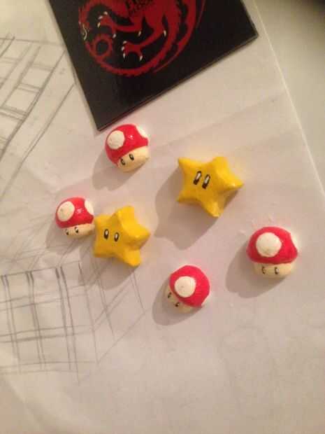 Aretes magnéticos Mario Super estrellas askix