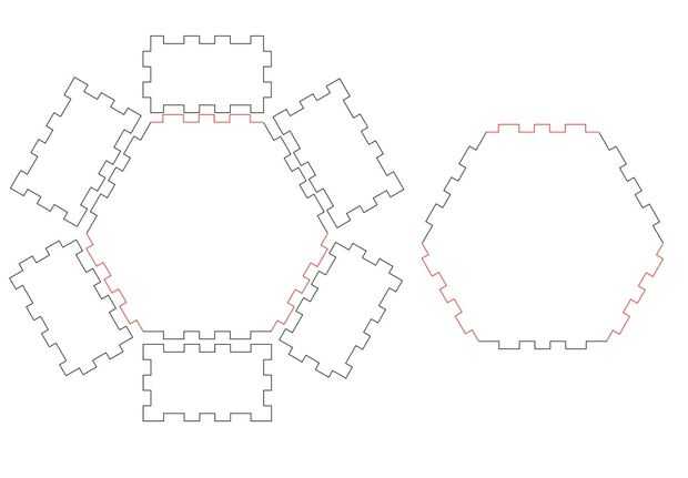 C Mo Hacer Una Caja Hexagonal De Cuboid Planes Paso Paredes Extra