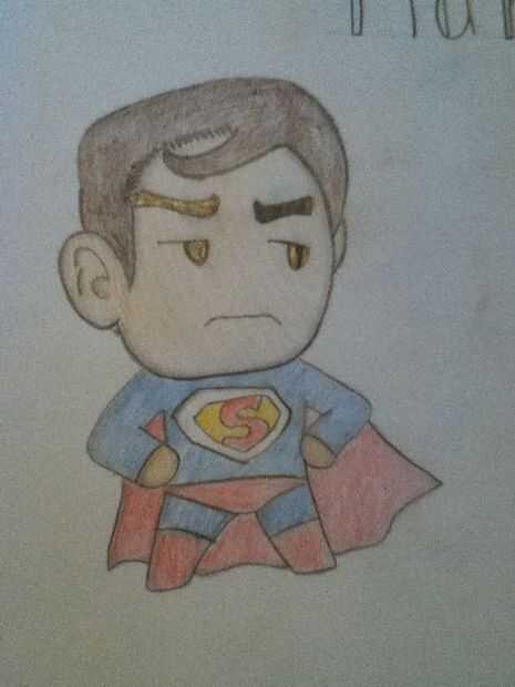 Cómo dibujar a Superman Paso 4 colores askix