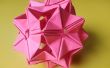 Unidad de origami modular se basa en el cuadro de triángulo