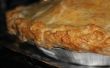 Tarta de tarta de manzana con costra de Gruyere