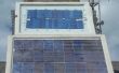 Construir un panel solar, estilo de paneles de cristal 2. 