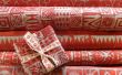 Navidad de batik, papel de embalaje