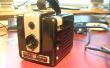 Webcam en una cámara de Brownie Hawkeye