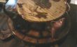 El gran Atuin: Un soporte de madera torta de Mundodisco y plato