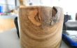 Reciclar madera de pallet en arte dado vuelta