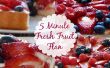 Flan de frutas de 5 minutos