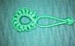 Rueda de paracord de llavero de ley