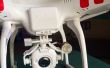 Drone (quad) buscar luz de noche vuelo