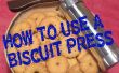 Cómo utilizar una prensa de galletas