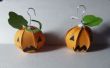 Pendientes de calabaza de Halloween DIY