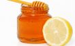 Miel y limón home remedio para la gripe, resfriados o aliviar