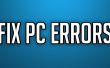 Corregir errores de PC