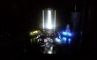 Angelpunk escritorio Lámpara de luz de Tesla de la noche