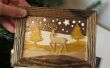Cómo hacer tarjetas de Navidad de madera