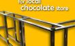 Mostrador para tienda de chocolate