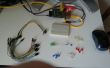 Charlieplexed 4 x 5 multicolor LED matriz controlada por Python en la Pi