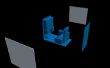 Cabina de Mech Sim escala maqueta en 3D