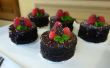 Cómo hacer pastel de Chocolate de frambuesa Mini | Josh Pan