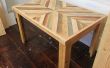 Mesa de centro DIY estilo rústico con madera recuperada