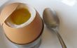 Gastronomía molecular - postre de huevo falso