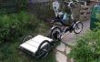 Electric Semi-recumbant Bicycle, w/ Battery Trailer