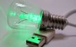 Verde LED USB lámpara