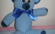 Azul el oso de peluche Memorial