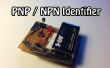 Cómo identificar a PNP y NPN transistores (con un circuito Simple)