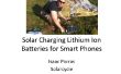 Como baterías de iones de litio de carga Solar para teléfonos inteligentes