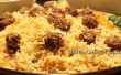 Albóndigas y Arroz Pilaf - receta de comida de una olla