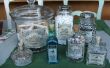 Steampunk, Victorian, botellas de boticario de científico loco