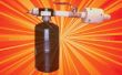 Mano Held botella cohete lanzador