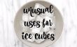 Usos inusuales para cubitos de hielo