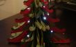 Tarjeta de felicitación del centelleo del árbol de Navidad 3D