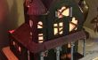 Mesa de luz-up miniatura de la casa encantada