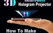 Como hacer proyector de holograma 3D Smartphone (fácil)