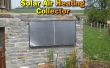 Colector de aire solar calefacción para nuestra casa de piedra del jardín construir