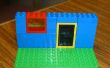 Construcción el frente de una casa de Lego