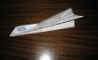 El avión de papel de aleta