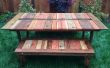 Reciclado madera plana-Pack Picnic mesa con plantador/hielo canal