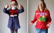 Mi DIY Upcycled redecoró blusas de Navidad