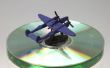 Foto 360 grados plataforma de disparos de una unidad de CD-ROM roto