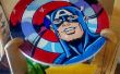 Marvel Heroes pintada tabla de los cabritos de Cool