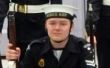 Cuidado de uniforme de cadete de mar