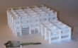 La miniatura edificio surge la tarjeta Kirigami Origamic Architecture plegable