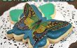Oblea de papel mariposa Cookies