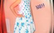 Caseros Navratri use Dress(with polka dot and floral design)